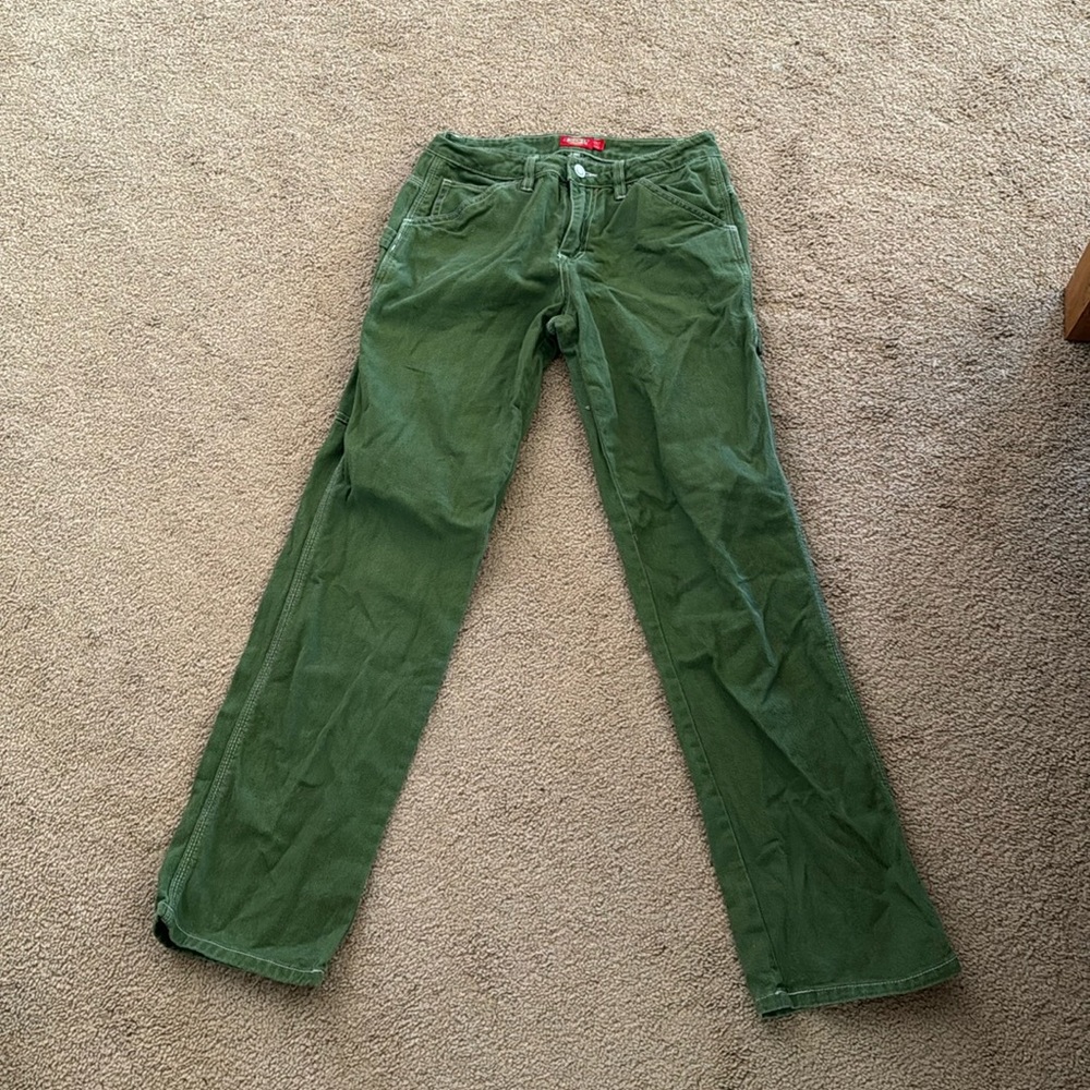 Green Dickies Cargo Jeans